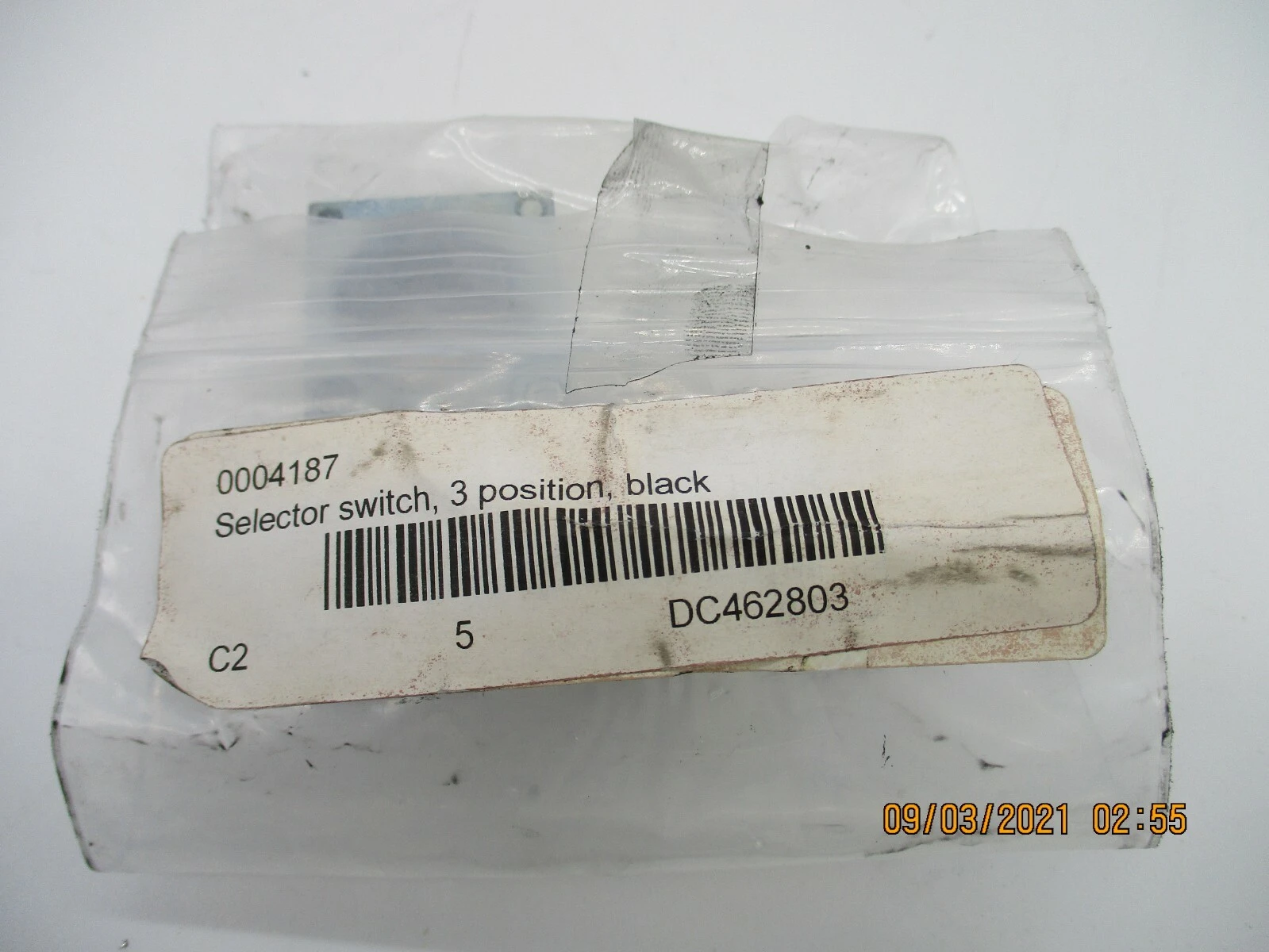 New 3-position Black DC462803 Selector Switch