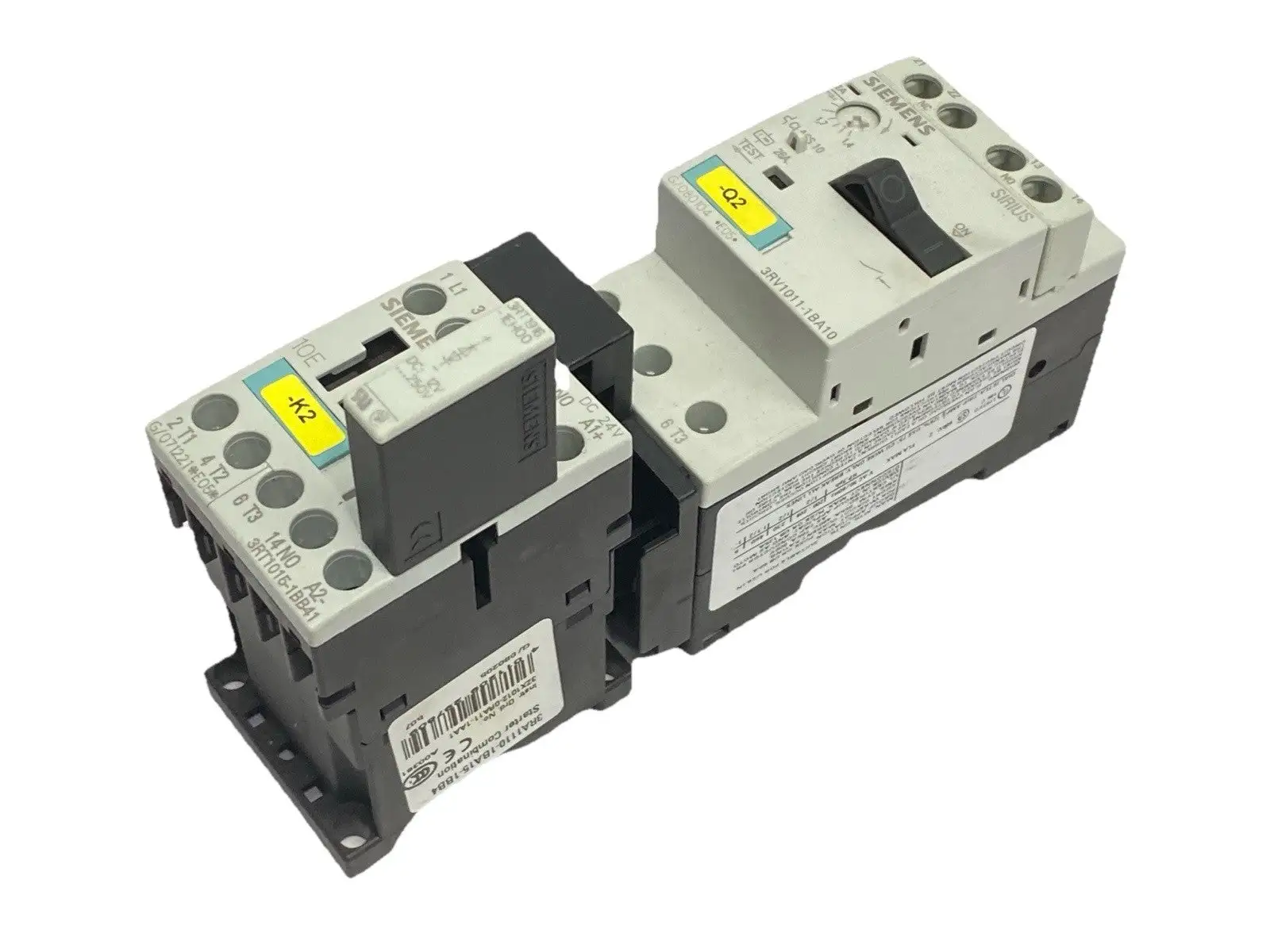 Used Siemens Starter Combination 1.4-2A 400VAC 24VDC 3RT1916-1EH00 Starters Michigan US | Maverick Industrial Sales #1401898