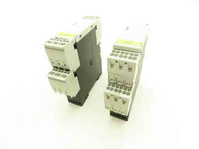 Siemens 3RN1010-2CB00 Thermistor Motor Protector 24V AC/DC 1NO 1NC Lot of 2