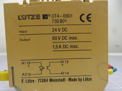 Used LUTZE _UNKNOWN_ Relays & Switches Texas US | OCO Industrial #1683290