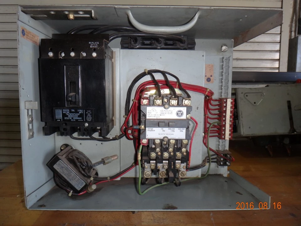 Westinghouse A200M1CACD MCC Bucket Size 1 11-350 no door 480V Ma