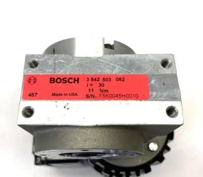 USED BOSCH REXROTH BODINE AC MOTOR TYPE 34Y6BFPP, 3842503062 GEAR UNIT