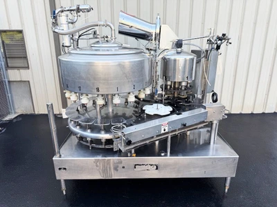FOGG 18 Valve Gallon Bottle Filler with 5 head Screw Capper