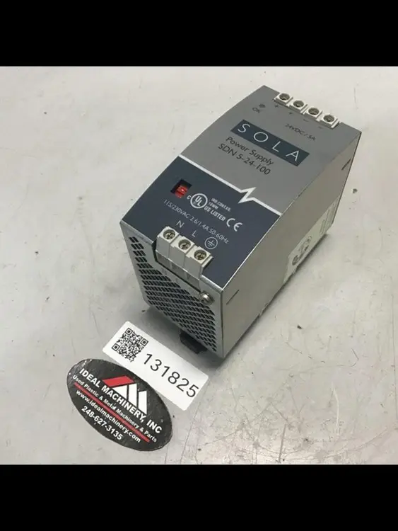 Used SOLA ELECTRIC SDN5-24-100 Power Supplies Michigan US | Ideal Machinery #591294