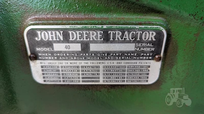 USED 1953 JOHN DEERE 40