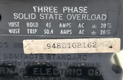 Used FURNAS 948C108162 Miscellaneous Equipment (Electrical & Power) Ohio US | Surplus Asset Holdings #1236587