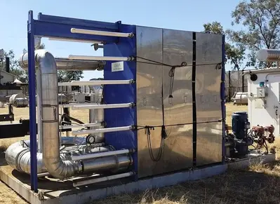Heat Exchanger, Plate, 9,910 SF, S/st, GEA, (637) Plates #C744887