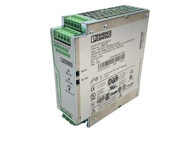 Used PHOENIX CONTACT PRIMARY SWITCHED POWER SUPPLY 2866750 AC/DC Power Supplies | Maverick Industrial Sales #1102601
