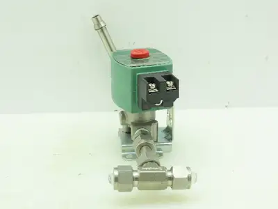 Asco Red-Hat OFKB8262H188VMB Numatic Solenoid Valve SS 2-Way 1/4"NPT 70PSI 24VDC