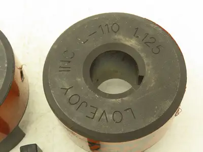 Lovejoy L-110X1.625/L-110 1.125 Coupling Set 1-1/8" & 1-5/8" Bore Hubs W Spider