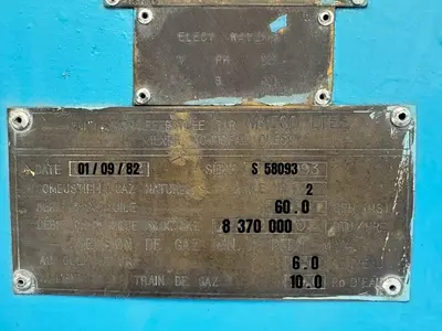USED 1982 CLEAVER BROOKS CB-500-200C