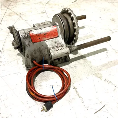 USED RIDGID ELECTRIC PIPE THREADER
