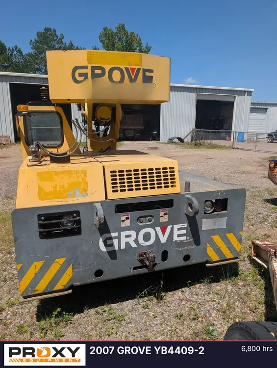 Used 2007 GROVE YB4409-2 Rough Terrain Cranes Alabama US | Proxy Equipment #1388989