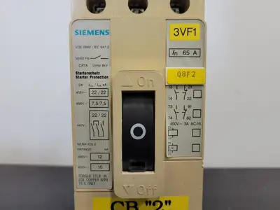 USED SIEMENS 3VF1231-1DL21-0AA0