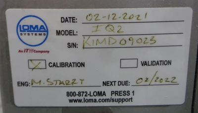 Used LOMA MFG. IQ2 Metal Detectors California US | BakeryEquipment.com #1555030