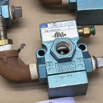 Used MAC 55B-12-PE-501CA Valves/Fittings Indiana US | J&J Industrial Supply #1704484