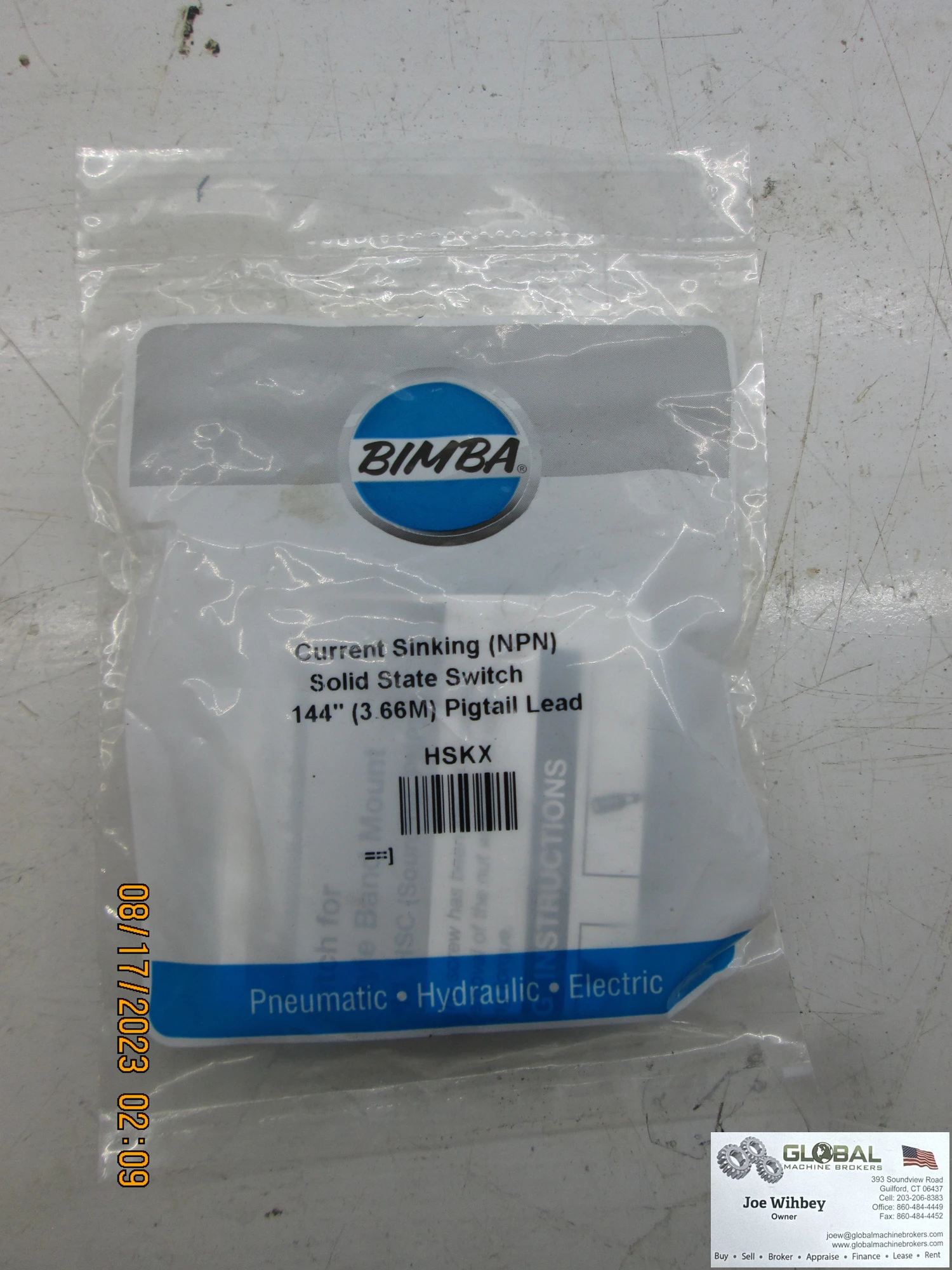 Bimba Solid State Switch with wiring to install