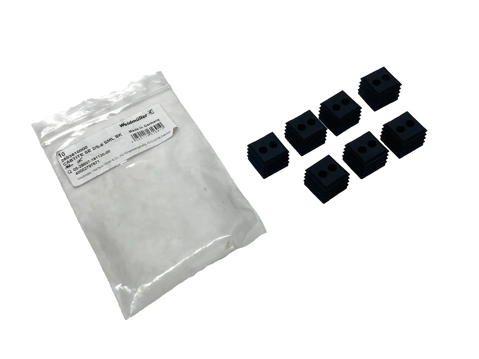 New | in-Stock Weidmuller Sealing Element 2583610000 LOT OF 7 Connector Accessories Michigan US | Maverick Industrial Sales #1402886