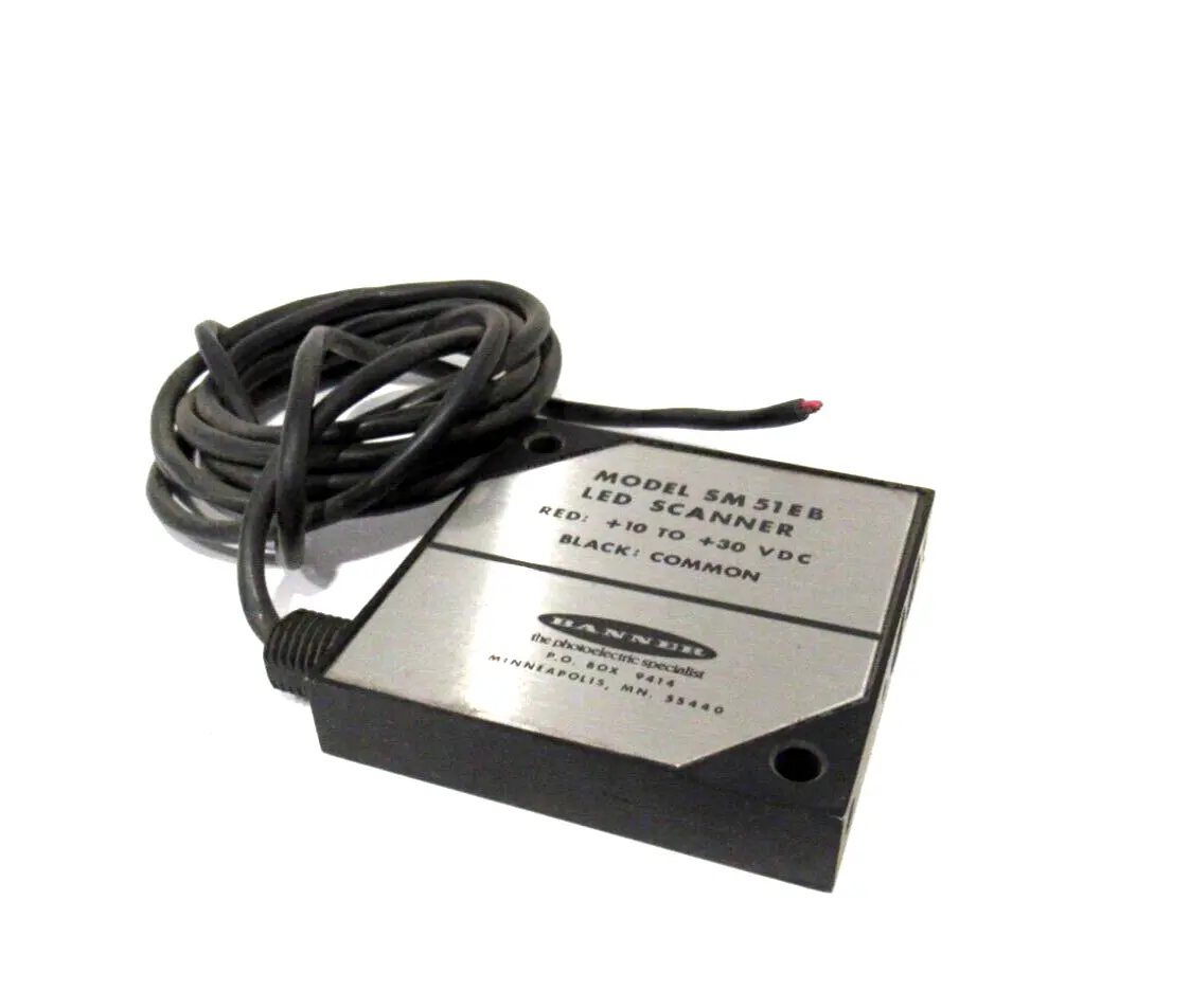 NEW BANNER ENGINEERING SM51EB LED SCANNER