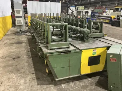 10 & 12 STAND X 2" BRADBURY SIDE BY SIDE U JOINT DRIVE ROLLFORMER: YOBRO #24947