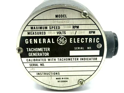 NEW GENERAL ELCTRIC 5PY59EY3B TACHOMETER GENERATOR