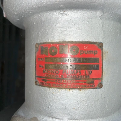 115 LPM S/S Mono Pump Type MH70 2.2 kW