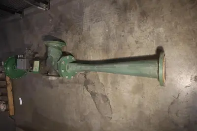 Fisher Control Valve Fulton Boiler Steam Valve With Pneumatic Actuator