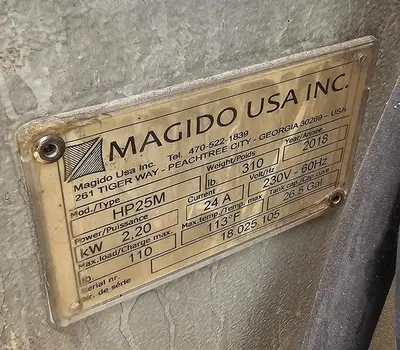 Used 2018 MAGIDO HP25M Washers Wisconsin US | Lemke Machinery Sales #1354130