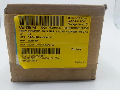 Crouse-Hinds BLB5 SA Conduit Outlet Body