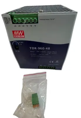 NEW MEAN WELL TDR-960-48 POWER SUPPLY TDR96048