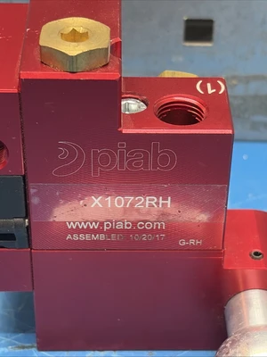 Used Piab X1072RH Miscellaneous MRO Indiana US | J&J Industrial Supply #1328178