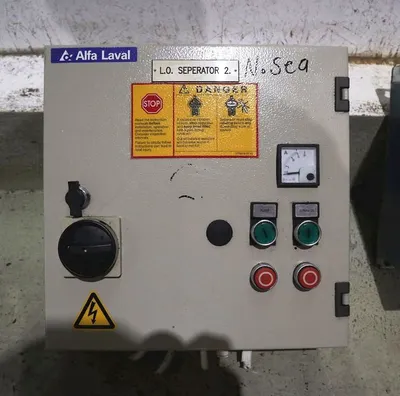 Alfa-Laval MMPX 304 SGP-11 oil purifier skid, 316SS.
