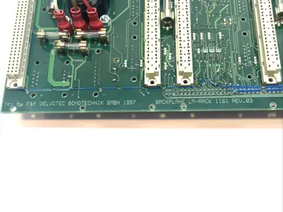 Used F&K Delvotec Backplane LM-Rack Rev. 03 PCB Unit Printed Circuit Boards (PCB) Michigan US | Maverick Industrial Sales #1393534
