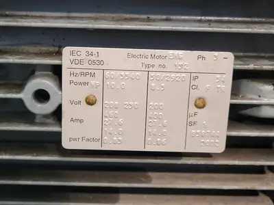 10 hp Regenerative Blower on Skid