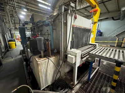 40" x 40" CINCINNATI 3-STAGE HEATED WASHER & PARTS DEGREASER: YOBRO #24765