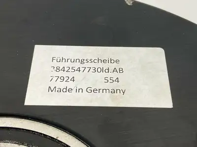 USED BOSCH REXROTH GUIDE DISC 9.5" DIA. 2.25" ID