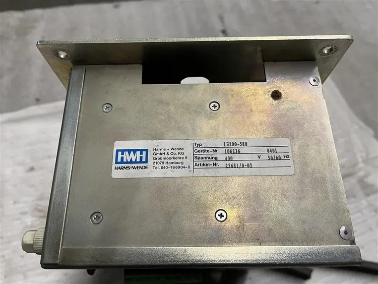 Used HWH HARMS WENDE LE200-580 106236 Misc Electrical & Power Parts BE | Apt International N.V #363891