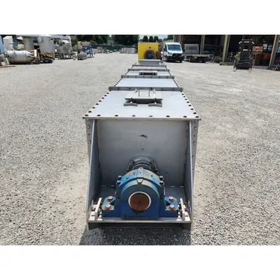 GEA Continuous Stainless Steel HeavyDuty Industrial Paddle Mixer Pug Mill Unused
