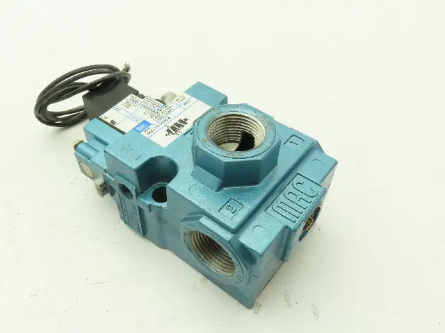 MAC 56C-17-114CA Pneumatic Solenoid 3/2 Spool Valve 120V 3/4" NPT