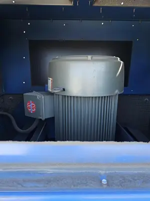 1997 24,000 CFM Filter 1 Dustron DB-12 Dust Booth | Dual 15HP (30HP) | 24’ Work Zone