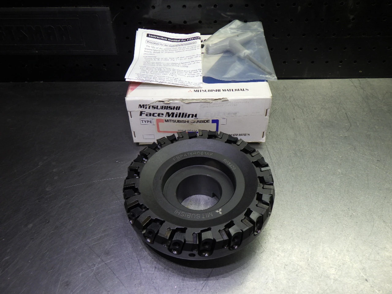 Mitsubishi 6.5" Indexable Facemill 2" Arbor FBP415R0618F (LOC1709)