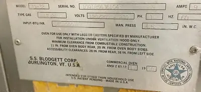 USED BLODGETT MG32