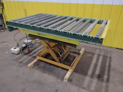 4,000 LBS X 48" X 40" ECONOLIFT HYDRUALIC SCISSOR LIFT TABLE 110V: STOCK #20940