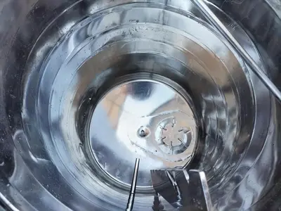 Tank, 39 Gallon (150 Liter), 316 Stainless Steel, Jacketed, Agitated, 45 PSI, Full Vac, #5991490