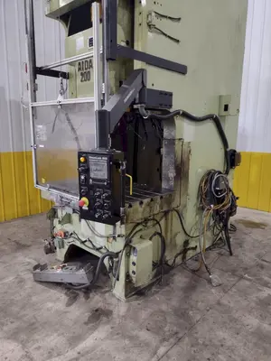 220 TON AIDA MODEL #NCI-200(2) GAP FRAME PRESS, 12.59" STROKE: STOCK #22210