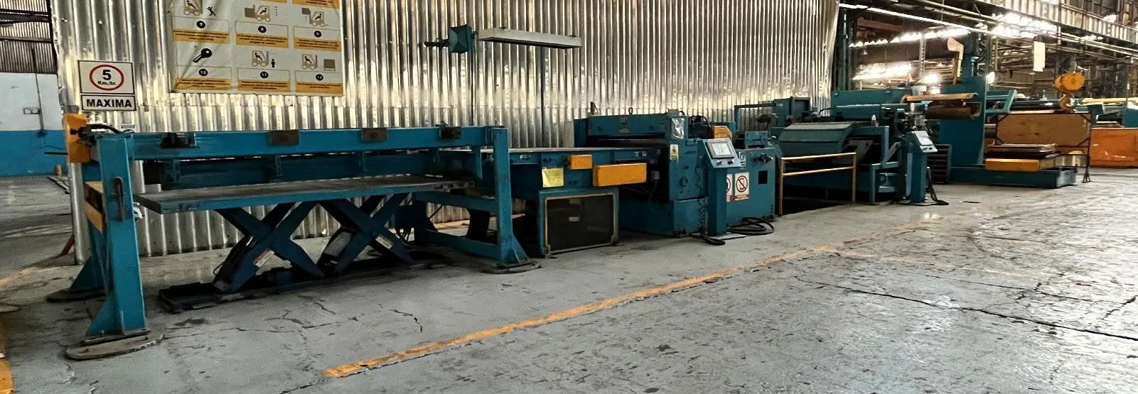USED COE 42" X 0.032" CUT TO LENGTH LINE (14534)