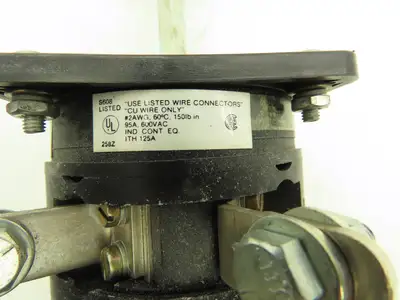 Salzer S608US1A1906-00 Rotary Cam Switch 60A 15-50Hp 208-600V 3PH S213 Selector