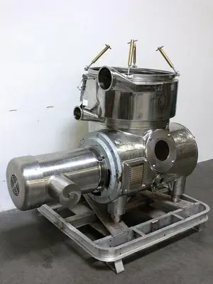 USED WESTFALIA SEPARATOR BKA 35-86-076 ALL STAINLESS STEEL - MISSING ROTOR