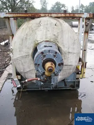 USED Buss ChemTech 100 Cu Ft Buss Rotary Vacuum Dryer, S/S