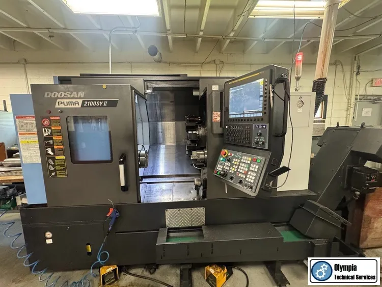 2021 DOOSAN PUMA 2100SY II CNC Lathes | Olympia Technical Services